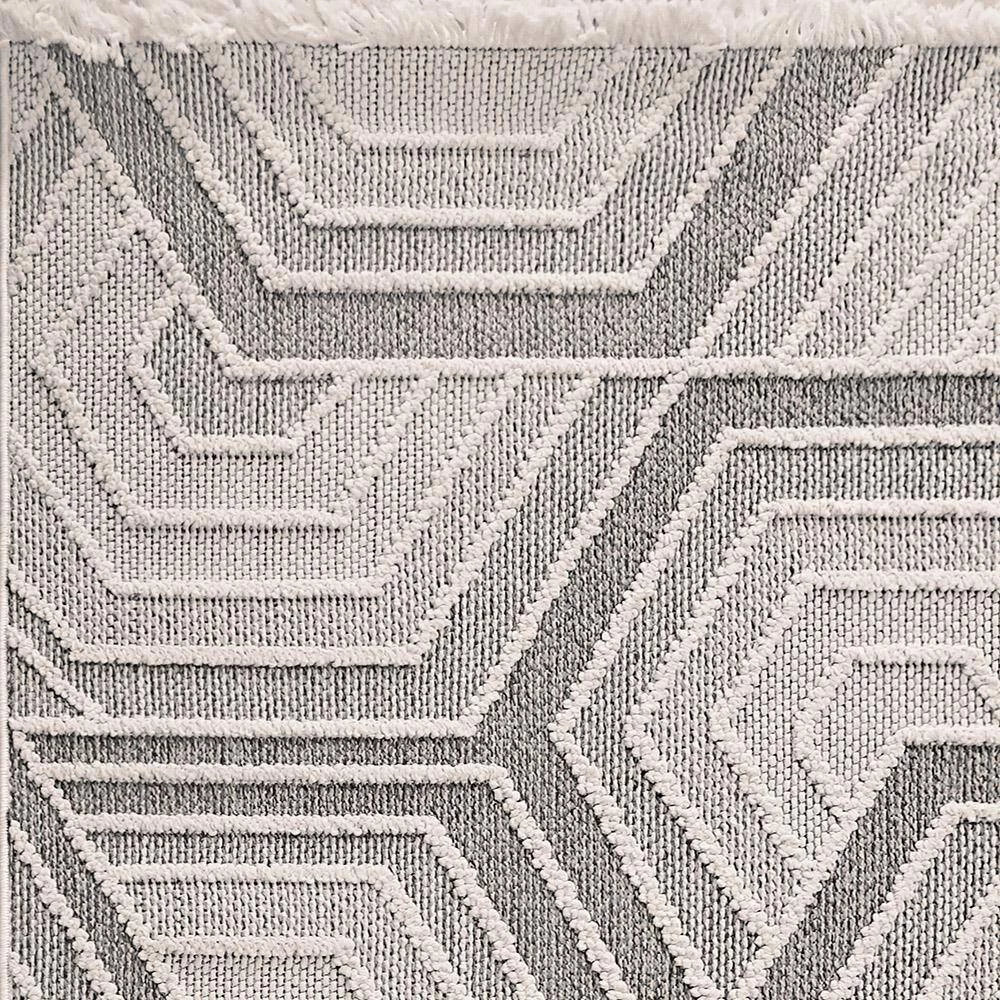 Seville Ivory/Grey 5 ft. x 7 ft. Geometric Area Rug by Dynamic Rugs 5 Seville Ivory/Grey 5 ft. x 7 ft. Geometric Area Rug by Dynamic Rugs - Image 5