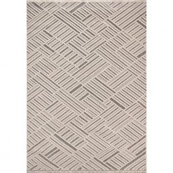 Seville Ivory/Grey 7 ft. 10 in. x 10 ft. Geometric Area Rug by Dynamic Rugs
