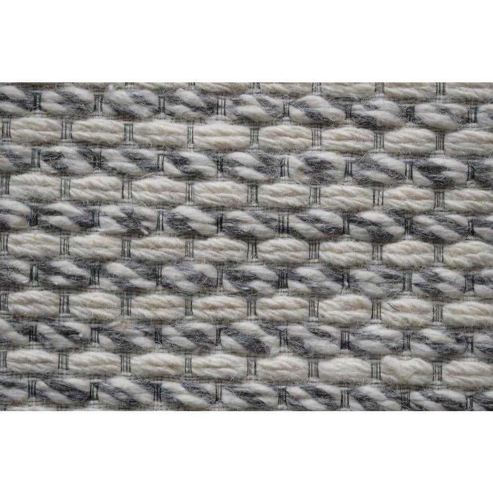 Vici Ivory/Grey 3 ft. 6 in. x 5 ft. 6 in. Woven Area Rug by Dynamic Rugs 4 Vici Ivory/Grey 3 ft. 6 in. x 5 ft. 6 in. Woven Area Rug by Dynamic Rugs - Image 4