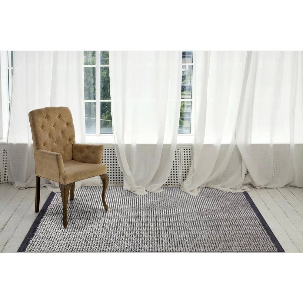 Vici Ivory/Grey 3 ft. 6 in. x 5 ft. 6 in. Woven Area Rug by Dynamic Rugs 2 Vici Ivory/Grey 3 ft. 6 in. x 5 ft. 6 in. Woven Area Rug by Dynamic Rugs - Image 2