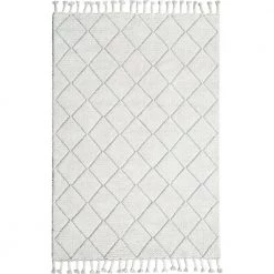 Moxie Ivory/Grey 8 ft. x 10 ft. Geometric Area Rug by Dynamic Rugs