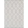 Maeve Ivory/Grey 2 ft. x 7 ft. 6 in. Geometric Area Rug by Dynamic Rugs