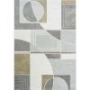 Polaris Ivory/Grey/Gold 5 ft. 3 in. x 7 ft. 7 in. Geometric Area Rug by Dynamic Rugs