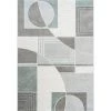 Polaris Ivory/Grey/Teal 7 ft. 10 in. x 10 ft. 10 in. Geometric Area Rug by Dynamic Rugs