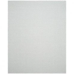 Montauk Ivory/Light Blue 8 ft. x 10 ft. Solid Area Rug by SAFAVIEH