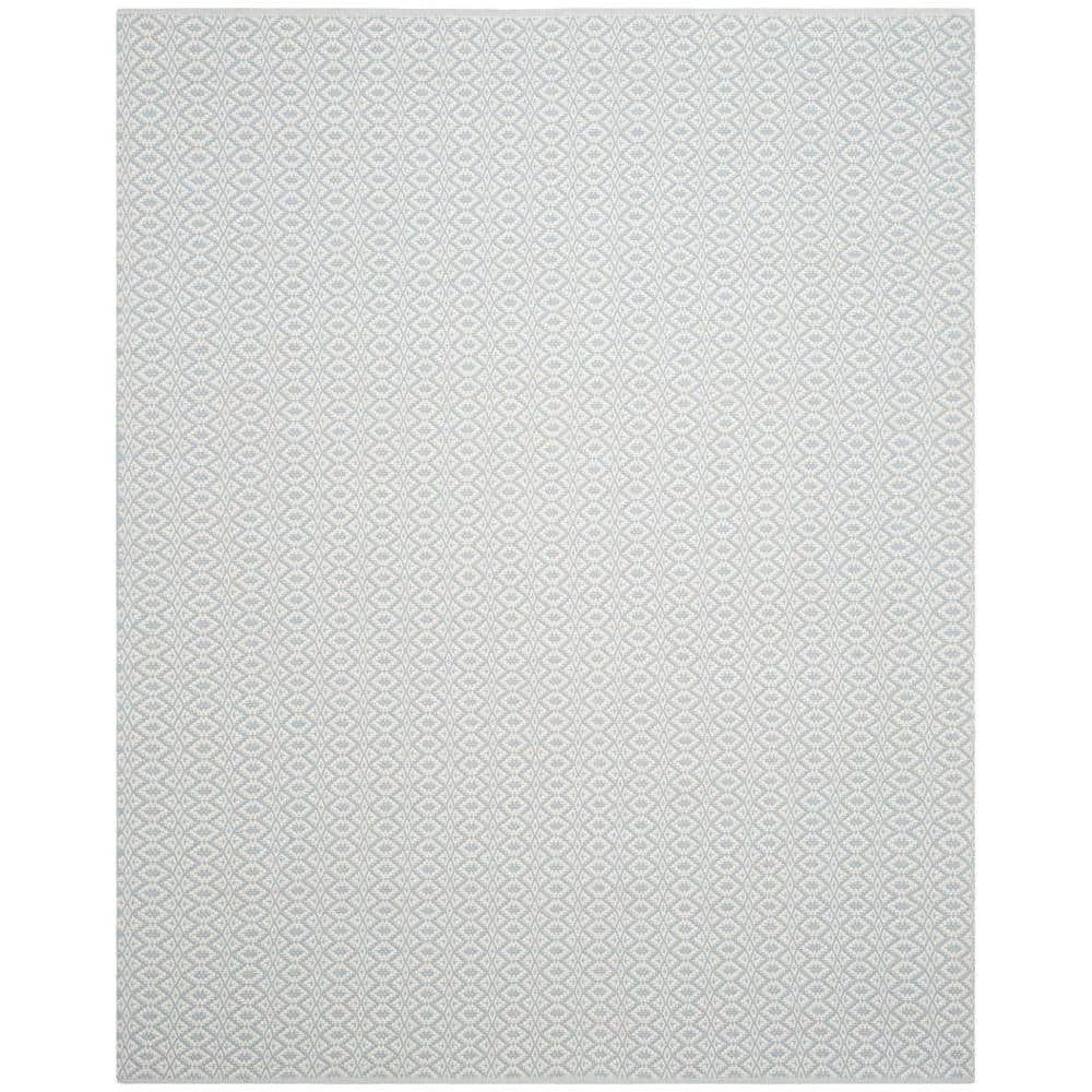 Montauk Ivory/Light Blue 8 ft. x 10 ft. Solid Area Rug by SAFAVIEH 1 Montauk Ivory/Light Blue 8 ft. x 10 ft. Solid Area Rug by SAFAVIEH