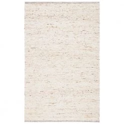 Natura Ivory/Light Gray 6 ft. x 9 ft. Solid Color Area Rug by SAFAVIEH