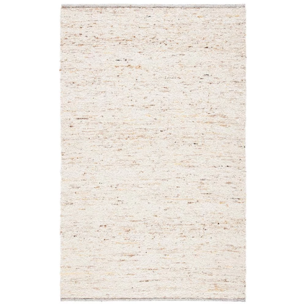 Natura Ivory/Light Gray 6 ft. x 9 ft. Solid Color Area Rug by SAFAVIEH 1 Natura Ivory/Light Gray 6 ft. x 9 ft. Solid Color Area Rug by SAFAVIEH