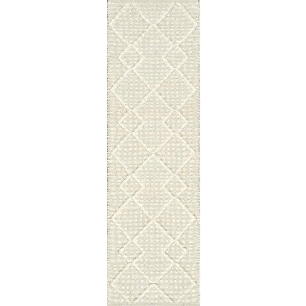 Maeve Ivory/Light Grey 2 ft. x 7 ft. 6 in. Geometric Area Rug by Dynamic Rugs 6 Maeve Ivory/Light Grey 2 ft. x 7 ft. 6 in. Geometric Area Rug by Dynamic Rugs - Image 6