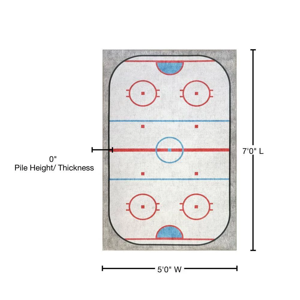 Kidz Ivory Multi 5 ft. x 7 ft. Children Polyester Area Rug by Dynamic Rugs 4 Kidz Ivory Multi 5 ft. x 7 ft. Children Polyester Area Rug by Dynamic Rugs - Image 4