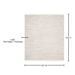 Rag Rug Ivory/Multi 8 ft. x 10 ft. Gradient Striped Area Rug by SAFAVIEH -SAFAVIEH Shop ivory multi safavieh area rugs rar121g 8 76 1000