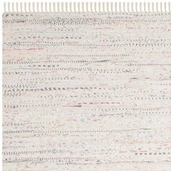 Rag Rug Ivory/Multi 8 ft. x 10 ft. Gradient Striped Area Rug by SAFAVIEH -SAFAVIEH Shop ivory multi safavieh area rugs rar121g 8 c3 1000