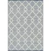 Maeve Ivory/Navy 3 ft. 6 in. x 5 ft. 6 in. Geometric Area Rug by Dynamic Rugs