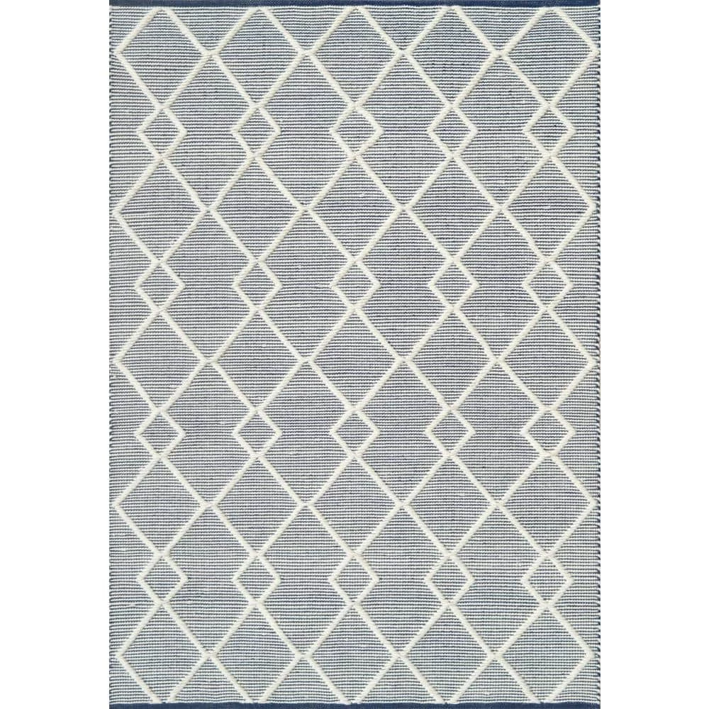 Maeve Ivory/Navy 3 ft. 6 in. x 5 ft. 6 in. Geometric Area Rug by Dynamic Rugs 1 Maeve Ivory/Navy 3 ft. 6 in. x 5 ft. 6 in. Geometric Area Rug by Dynamic Rugs