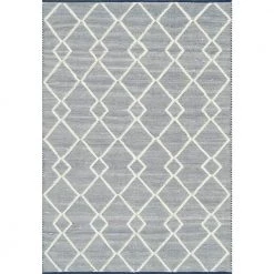 Maeve Ivory/Navy 5 ft. x 8 ft. Geometric Area Rug by Dynamic Rugs