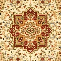 Lyndhurst Ivory/Red 10 ft. x 14 ft. Border Area Rug by SAFAVIEH 14 Lyndhurst Ivory/Red 10 ft. x 14 ft. Border Area Rug by SAFAVIEH -SAFAVIEH Shop ivory red safavieh area rugs lnh330a 10 77 1000