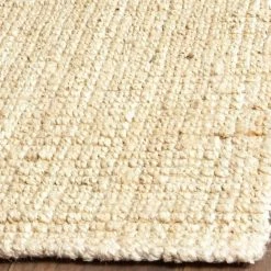 Natural Fiber Ivory 9 ft. x 9 ft. Square Solid Area Rug by SAFAVIEH 12 Natural Fiber Ivory 9 ft. x 9 ft. Square Solid Area Rug by SAFAVIEH -SAFAVIEH Shop ivory safavieh area rugs nf730a 9sq 1d 1000