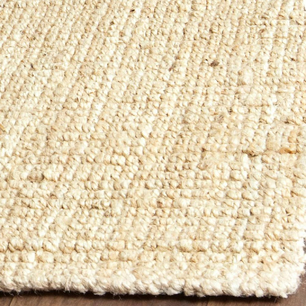 Natural Fiber Ivory 9 ft. x 9 ft. Square Solid Area Rug by SAFAVIEH 9 Natural Fiber Ivory 9 ft. x 9 ft. Square Solid Area Rug by SAFAVIEH - Image 9