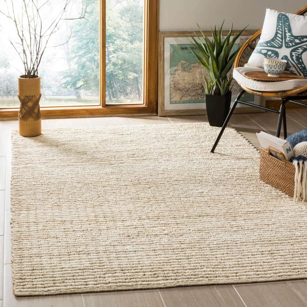 Natural Fiber Ivory 9 ft. x 12 ft. Area Rug by SAFAVIEH 2 Natural Fiber Ivory 9 ft. x 12 ft. Area Rug by SAFAVIEH - Image 2