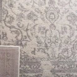 Adirondack Ivory/Silver 11 ft. x 15 ft. Border Area Rug by SAFAVIEH 15 Adirondack Ivory/Silver 11 ft. x 15 ft. Border Area Rug by SAFAVIEH -SAFAVIEH Shop ivory silver safavieh area rugs adr101b 1115 1d 1000