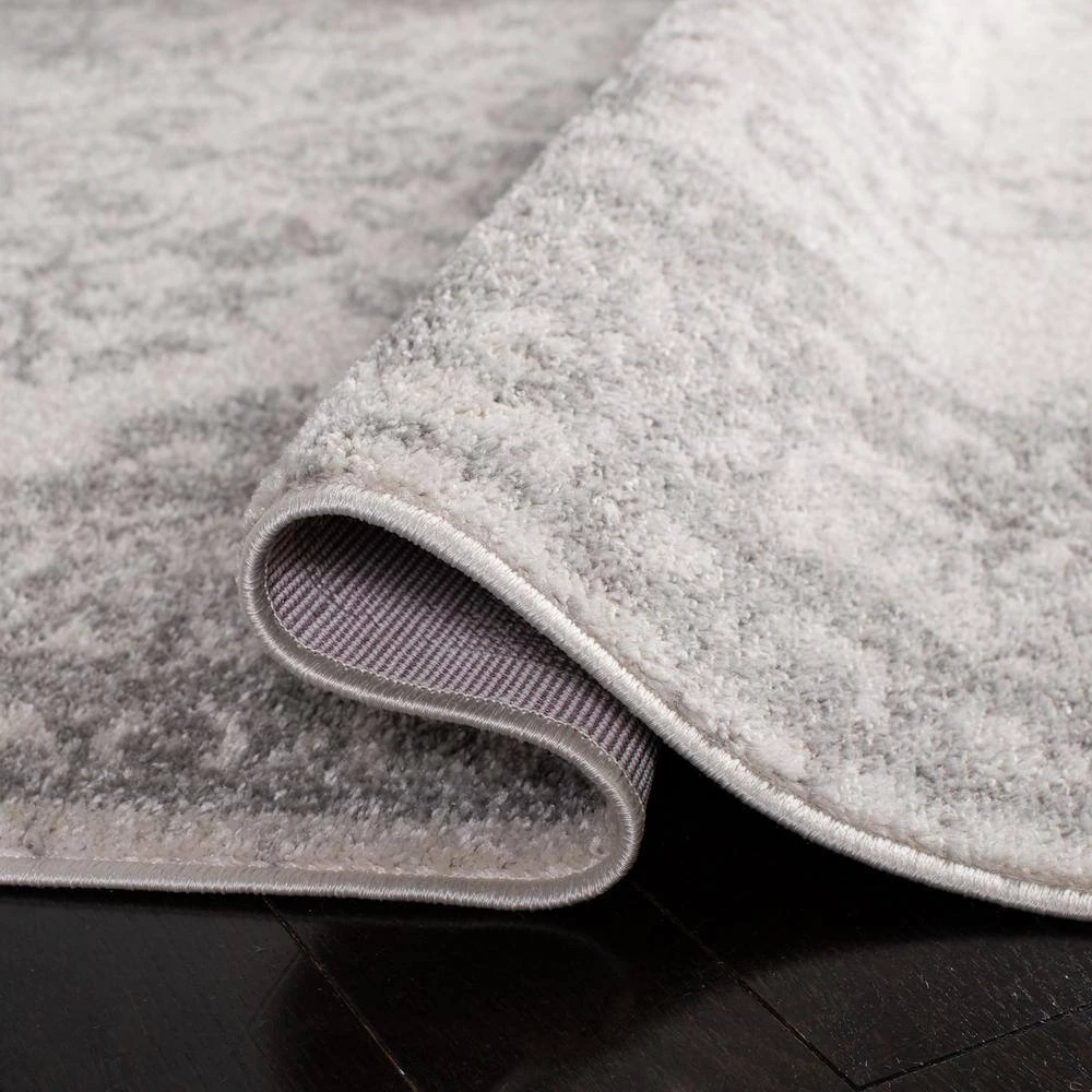 Adirondack Ivory/Silver 11 ft. x 15 ft. Border Area Rug by SAFAVIEH 8 Adirondack Ivory/Silver 11 ft. x 15 ft. Border Area Rug by SAFAVIEH - Image 8