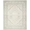 Adirondack Ivory/Silver 8 ft. x 10 ft. Border Medallion Area Rug by SAFAVIEH