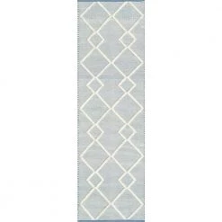 Maeve Ivory/Slate/Blue 2 ft. x 7 ft. 6 in. Geometric Area Rug by Dynamic Rugs -SAFAVIEH Shop ivory slate blue dynamic rugs area rugs zq282728159 76 1000