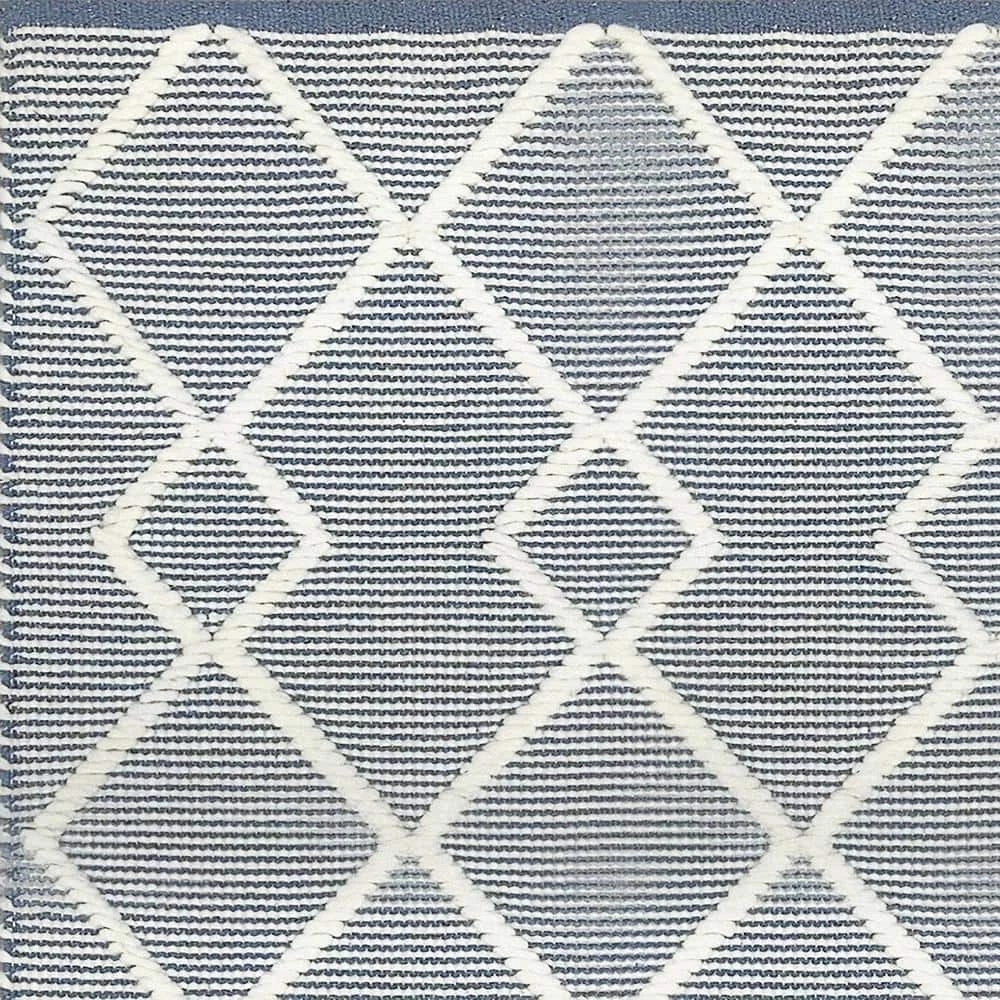 Maeve Ivory/Slate/Blue 3 ft. 6 in. x 5 ft. 6 in. Geometric Area Rug by Dynamic Rugs 4 Maeve Ivory/Slate/Blue 3 ft. 6 in. x 5 ft. 6 in. Geometric Area Rug by Dynamic Rugs - Image 4