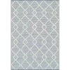 Maeve Ivory/Slate/Blue 3 ft. 6 in. x 5 ft. 6 in. Geometric Area Rug by Dynamic Rugs