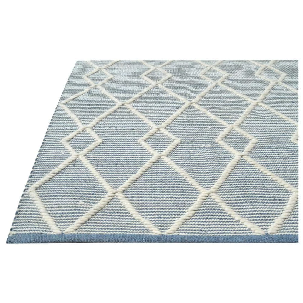 Maeve Ivory/Slate/Blue 3 ft. 6 in. x 5 ft. 6 in. Geometric Area Rug by Dynamic Rugs 3 Maeve Ivory/Slate/Blue 3 ft. 6 in. x 5 ft. 6 in. Geometric Area Rug by Dynamic Rugs - Image 3
