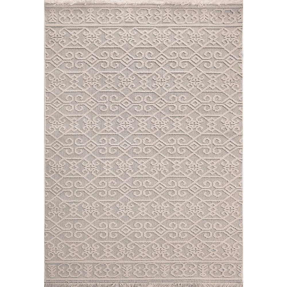 Seville Ivory/Soft Grey 5 ft. x 7 ft. Ikat Area Rug by Dynamic Rugs 1 Seville Ivory/Soft Grey 5 ft. x 7 ft. Ikat Area Rug by Dynamic Rugs