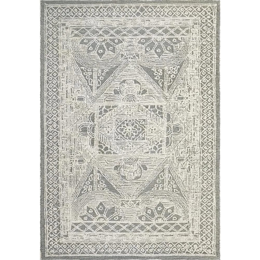 Darcy Ivory/Teal 2 ft. x 4 ft. Border Area Rug by Dynamic Rugs 1 Darcy Ivory/Teal 2 ft. x 4 ft. Border Area Rug by Dynamic Rugs