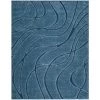 Florida Shag Light Blue/Blue 9 ft. x 12 ft. Solid Area Rug by SAFAVIEH