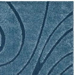 Florida Shag Light Blue/Blue 9 ft. x 12 ft. Solid Area Rug by SAFAVIEH 14 Florida Shag Light Blue/Blue 9 ft. x 12 ft. Solid Area Rug by SAFAVIEH -SAFAVIEH Shop light blue blue safavieh area rugs sg471 6065 9 c3 1000