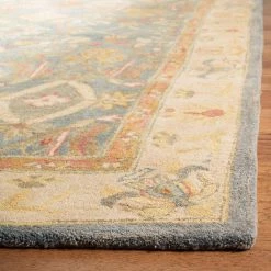 Anatolia Light Blue/Ivory 9 ft. x 12 ft. Floral Area Rug by SAFAVIEH 15 Anatolia Light Blue/Ivory 9 ft. x 12 ft. Floral Area Rug by SAFAVIEH -SAFAVIEH Shop light blue ivory safavieh area rugs an544d 9 1d 1000