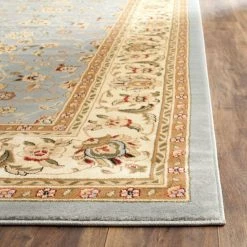 Lyndhurst Light Blue/Ivory 9 ft. x 12 ft. Border Area Rug by SAFAVIEH -SAFAVIEH Shop light blue ivory safavieh area rugs lnh312b 9 fa 1000