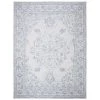 Micro-Loop Light Blue/Ivory 9 ft. x 12 ft. Border Area Rug by SAFAVIEH