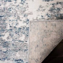 Brentwood Light Gray/Blue 9 ft. x 9 ft. Round Abstract Area Rug by SAFAVIEH -SAFAVIEH Shop light gray blue safavieh area rugs bnt822f 9r 44 1000