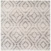Adirondack Light Gray/Gray 10 ft. x 10 ft. Multi-Diamonds Square Area Rug by SAFAVIEH