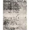 Retro Light Grey/Grey 8 ft. x 10 ft. Floral Area Rug by SAFAVIEH