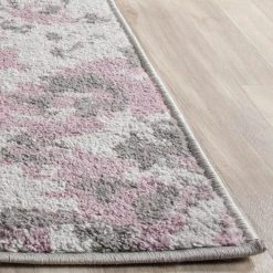 Adirondack Light Grey/Purple 8 ft. x 10 ft. Floral Area Rug by SAFAVIEH -SAFAVIEH Shop light gray purple safavieh area rugs adr115m 8 1f 1000