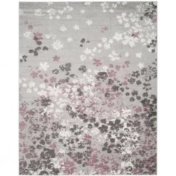 Adirondack Light Grey/Purple 8 ft. x 10 ft. Floral Area Rug by SAFAVIEH