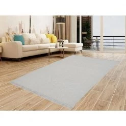 Izzy Light Grey 5 ft. x 8 ft. Solid Color Area Rug by Dynamic Rugs -SAFAVIEH Shop light grey dynamic rugs area rugs iz585902109 31 1000