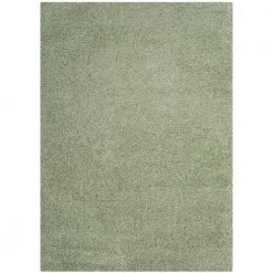 Laguna Shag Light Sage 8 ft. x 10 ft. Solid Area Rug by SAFAVIEH