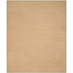 Natural Fiber Maize/Linen 8 ft. x 10 ft. Border Area Rug by SAFAVIEH