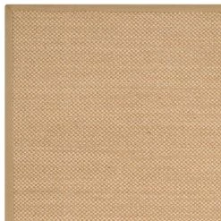 Natural Fiber Maize/Linen 8 ft. x 10 ft. Border Area Rug by SAFAVIEH -SAFAVIEH Shop maize linen safavieh area rugs nf141b 8 77 1000