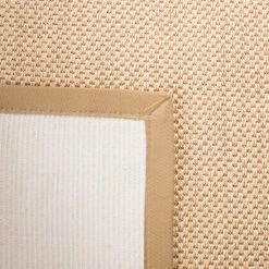 Natural Fiber Maize/Linen 8 ft. x 10 ft. Border Area Rug by SAFAVIEH -SAFAVIEH Shop maize linen safavieh area rugs nf141b 8 fa 1000 1