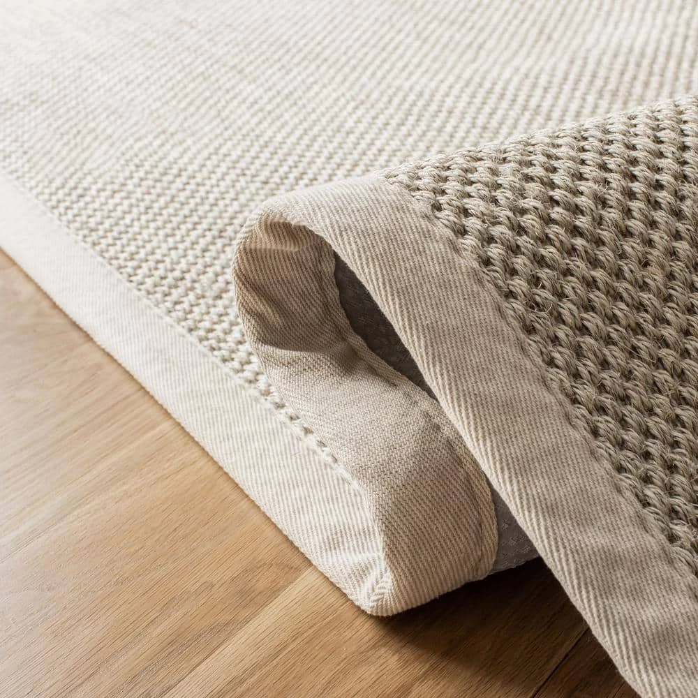 Natural Fiber Marble/Beige 8 ft. x 10 ft. Border Area Rug by SAFAVIEH 9 Natural Fiber Marble/Beige 8 ft. x 10 ft. Border Area Rug by SAFAVIEH - Image 9