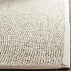 Natural Fiber Marble/Beige 8 ft. x 10 ft. Border Area Rug by SAFAVIEH 23 Natural Fiber Marble/Beige 8 ft. x 10 ft. Border Area Rug by SAFAVIEH -SAFAVIEH Shop marble beige safavieh area rugs nf143c 8 44 1000
