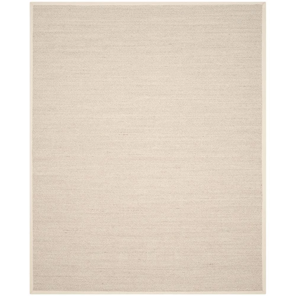 Natural Fiber Marble/Beige 8 ft. x 10 ft. Border Area Rug by SAFAVIEH 1 Natural Fiber Marble/Beige 8 ft. x 10 ft. Border Area Rug by SAFAVIEH